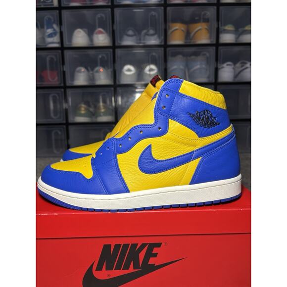 NIKE Jordan 1 Retro High OG Reverse Laney FD2596-700 Size 12W / 10.5 M FAST SHIP - Picture 2 of 7